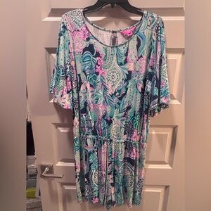 Lilly Pulitzer Multicolor Patterned Romper